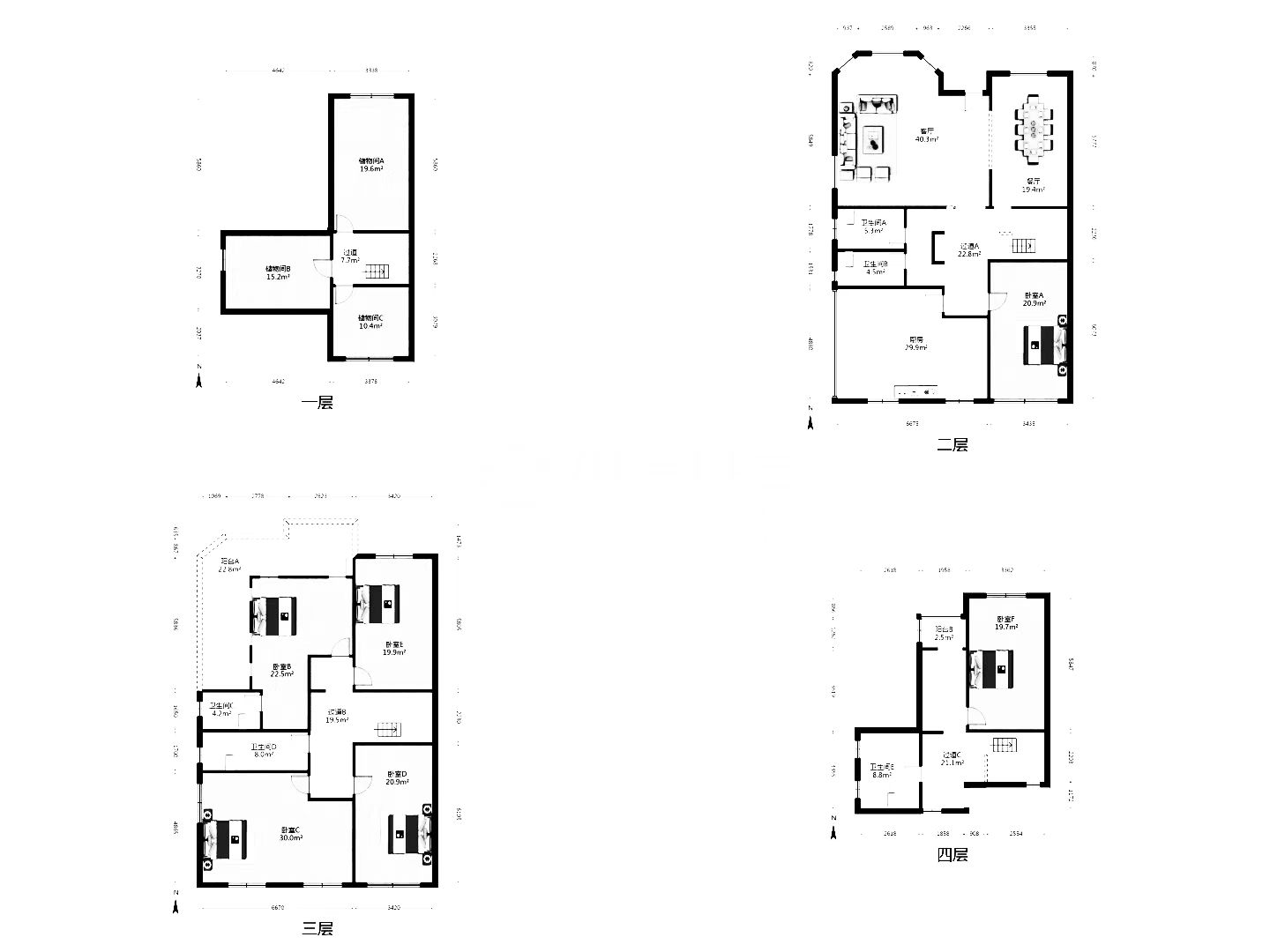 东郊庄园 5室2厅3卫 307m&sup2;
