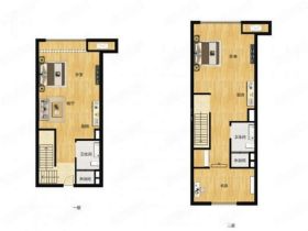 帝奥北城名郡 2室1厅1卫 40m²