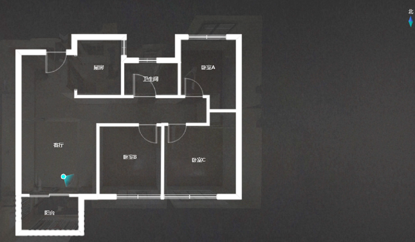 罗福宫 2室2厅1卫 98.00m&sup2;