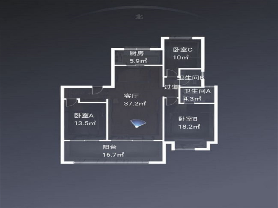 远创樽樾 3室2厅2卫 126m&sup2;