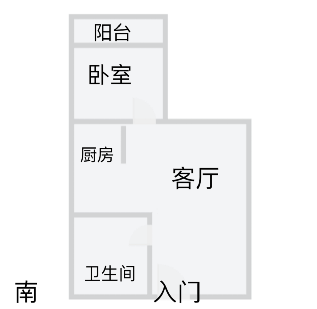 王府大厦 1室1厅1卫 69.5m&sup2;