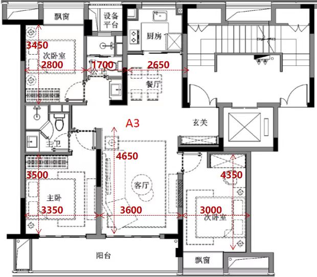 绿城桂语江南 3室2厅2卫 109m&sup2;