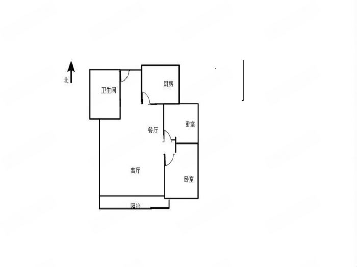 天安花园 2室2厅1卫 93.5m&sup2;