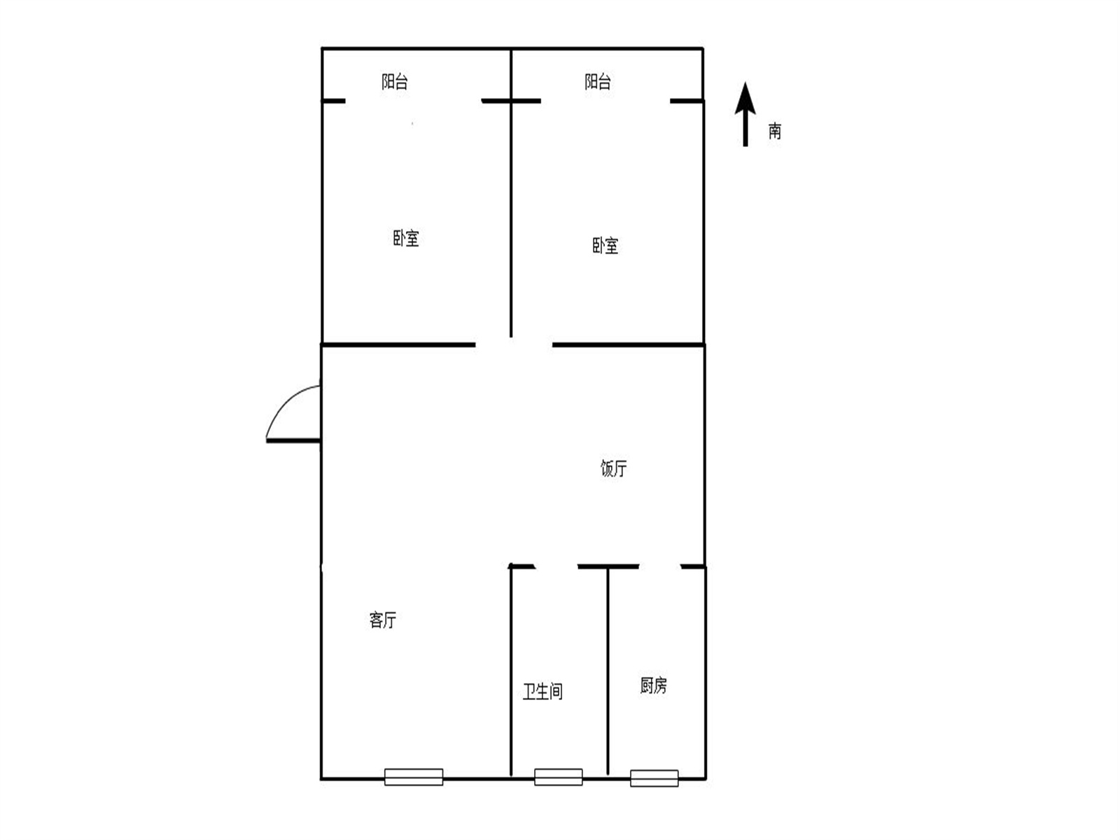 恒基花苑 2室2厅1卫 101m&sup2;