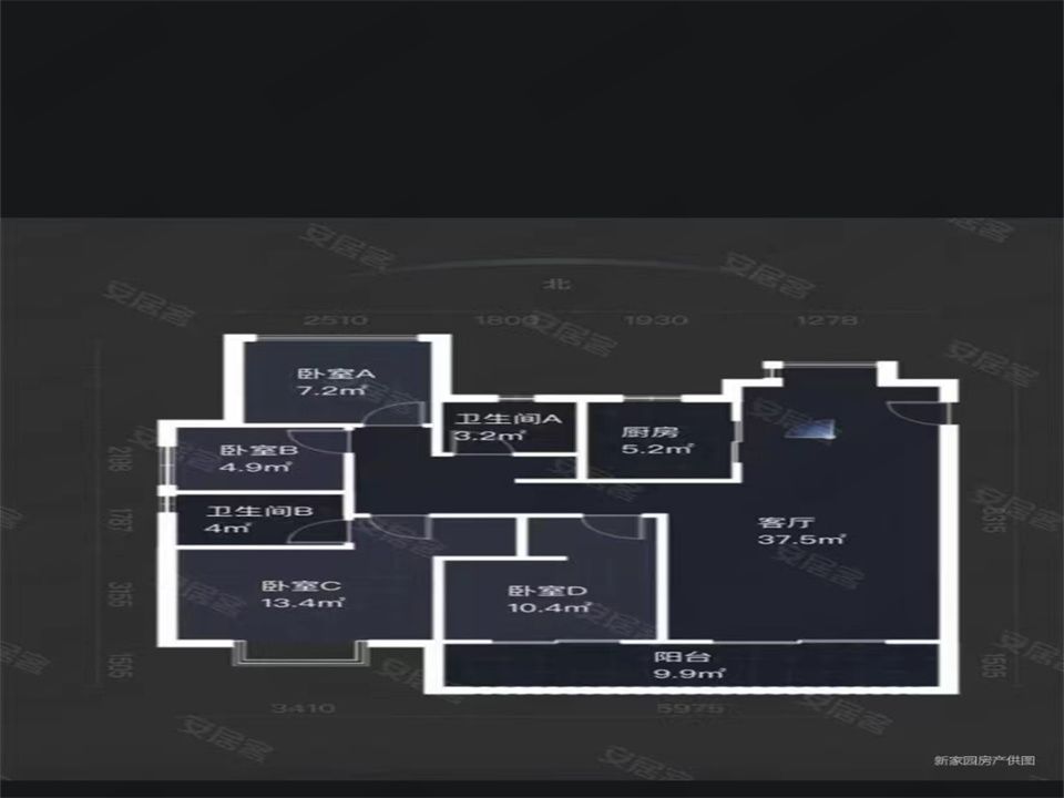 时光漫城 3室2厅2卫 113.00m&sup2;