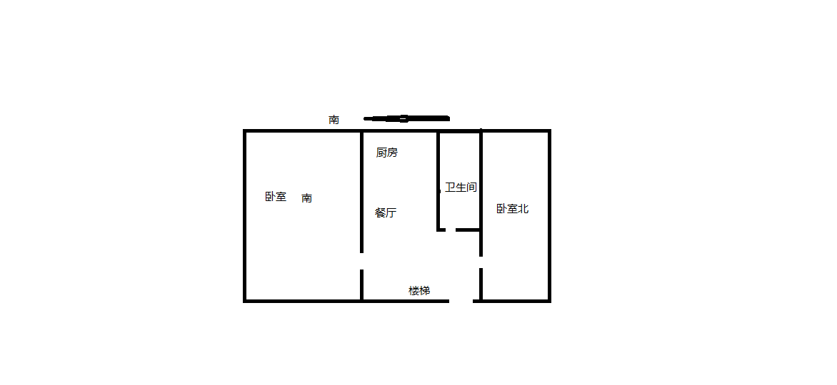汇富花苑 1室1厅1卫 78m&sup2;