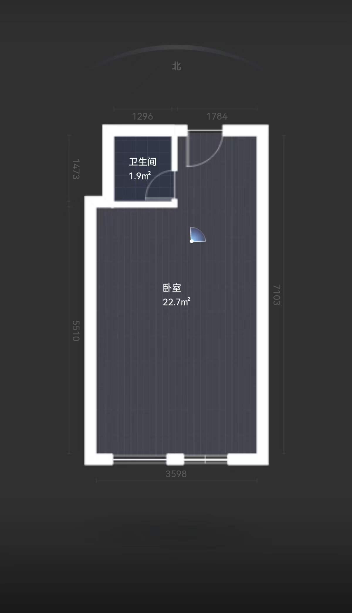 正泰江岸水苑 1室1厅1卫 40m&sup2;