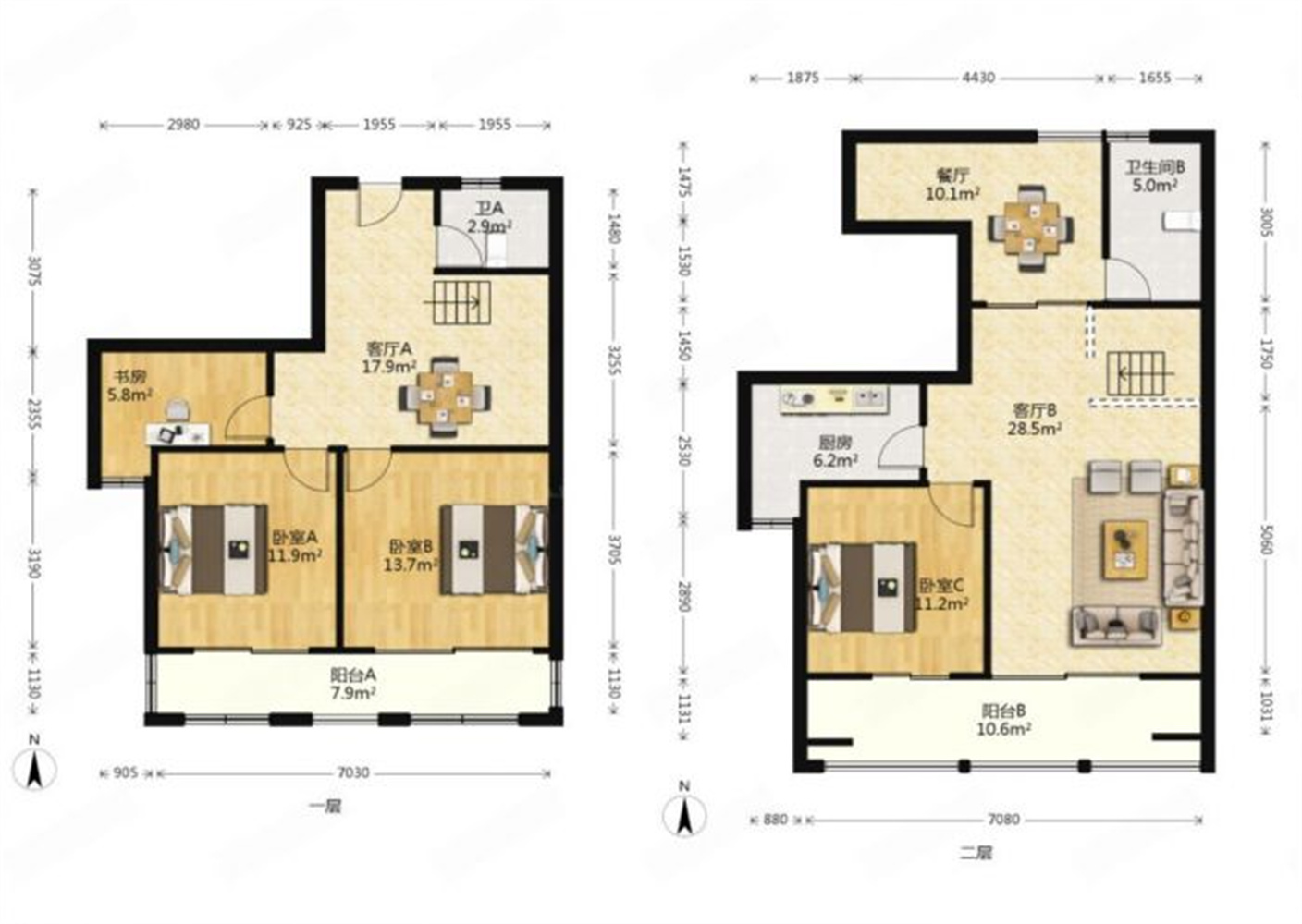 意邦绿墅湾 2室1厅1卫 45m&sup2;