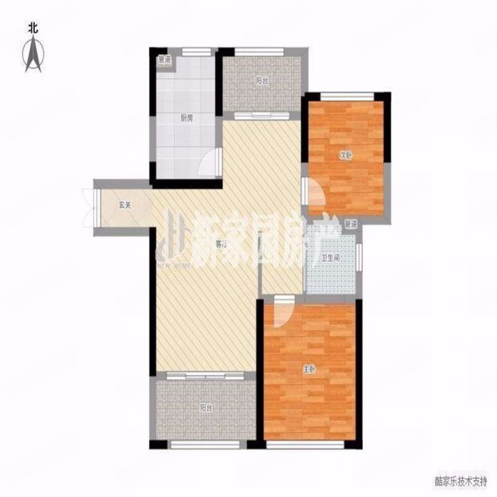 中南世纪城南区 3室2厅1卫 117m&sup2;