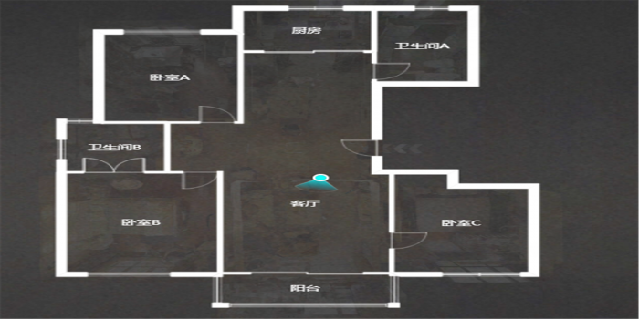 城市嘉苑 4室2厅2卫 141.45m&sup2;
