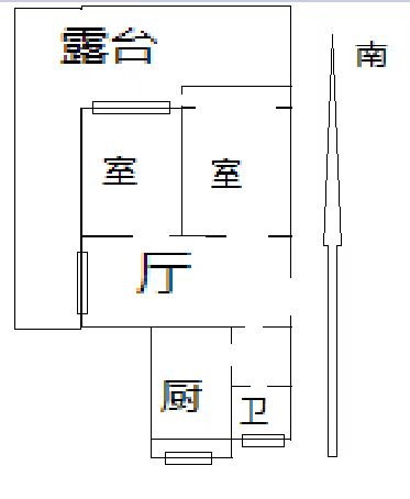 大南新村 2室1厅1卫 76m&sup2;