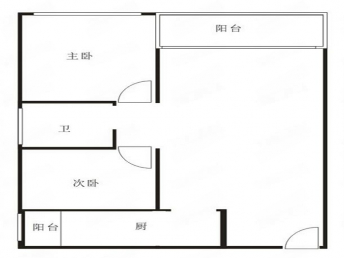 源兴花苑南区 2室1厅1卫 100m&sup2;