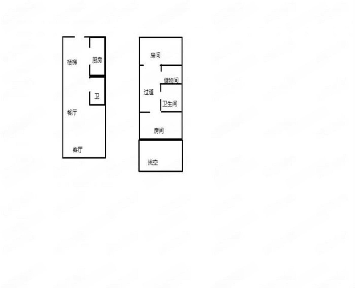 金公馆 2室1厅1卫 106m&sup2;