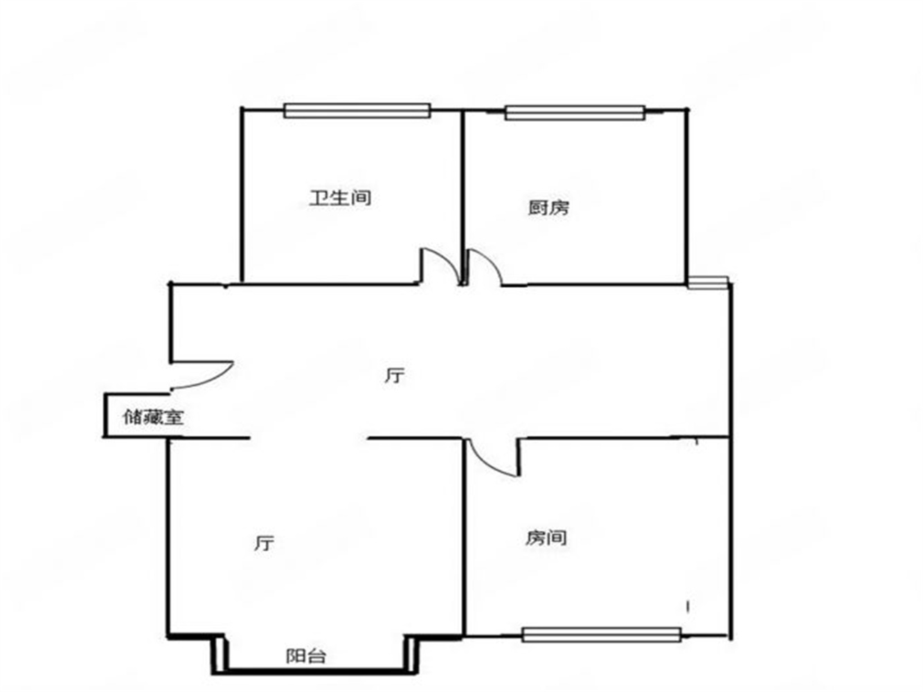 文峰路17号 2室1厅1卫 82m&sup2;