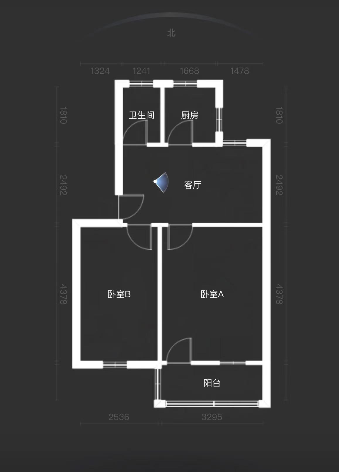 孩儿巷南路60号 2室1厅1卫 62m&sup2;