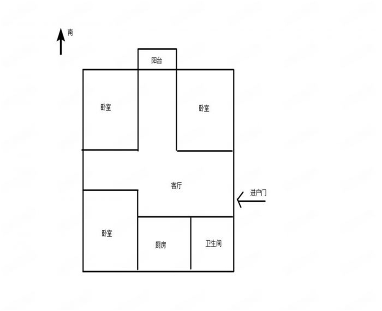 德民花苑 3室2厅2卫 123m&sup2;