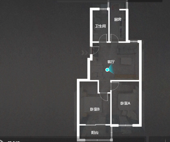 天香苑 2室2厅1卫 81m&sup2;