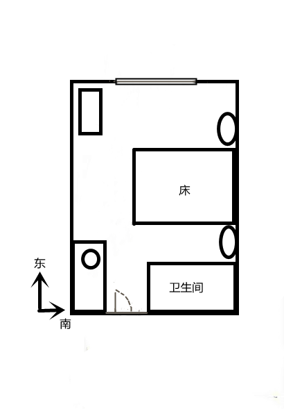 综艺大厦 1室0厅1卫 55m²