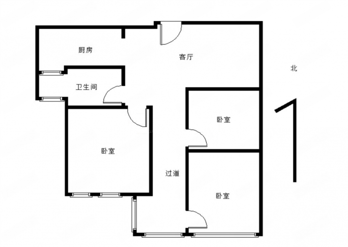 友谊嘉御龙庭 3室2厅1卫 89m&sup2;