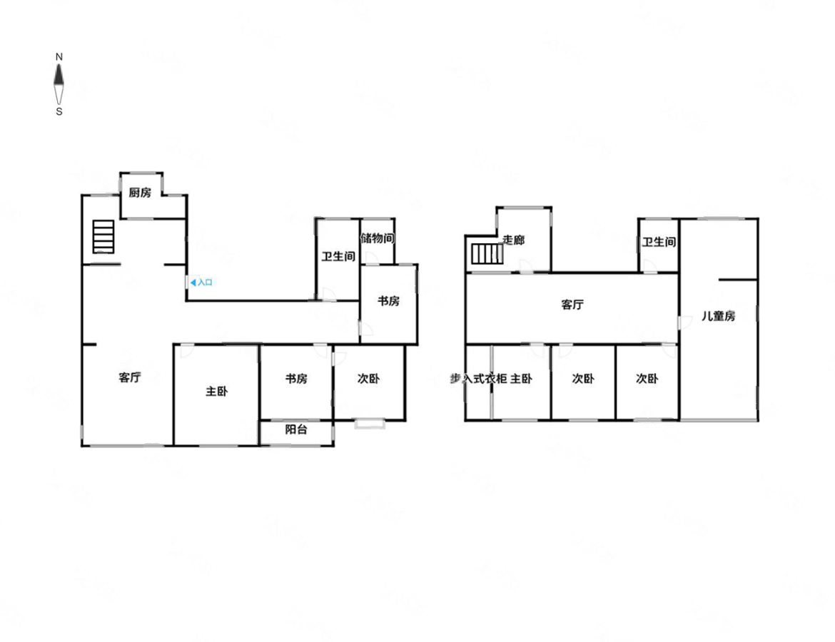 天安花园 10室2厅2卫 401.00m&sup2;