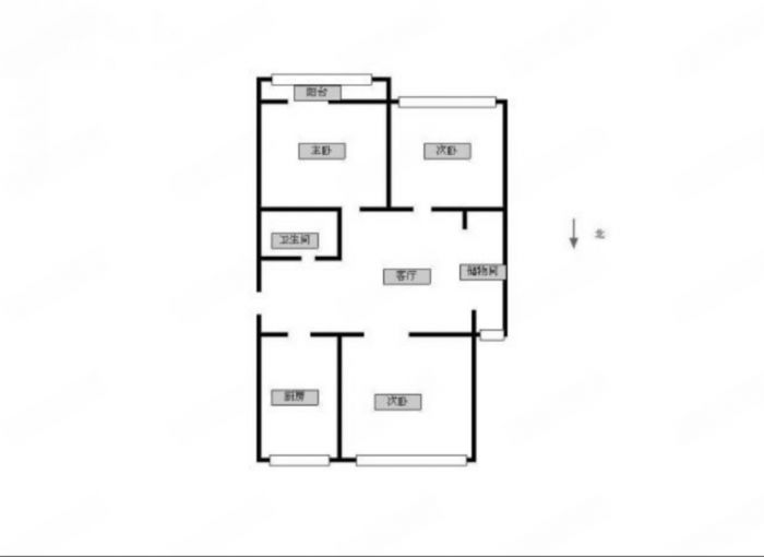 永怡家园 3室2厅1卫 145m&sup2;