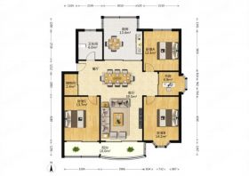 锦江苑 3室1厅1卫 135.00m&sup2;