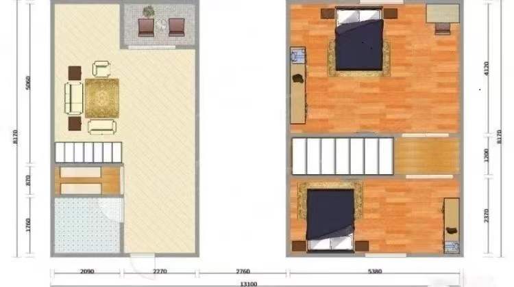 纽约时代 3室2厅221卫 60.00m&sup2;