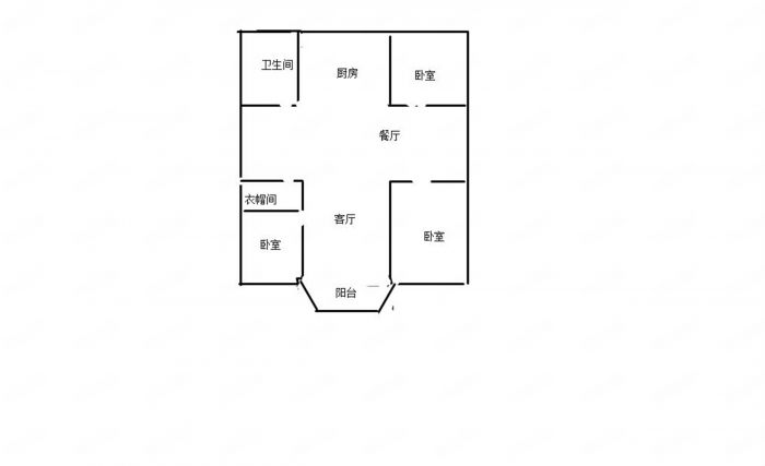 朝晖花园 3室2厅2卫 128m&sup2;