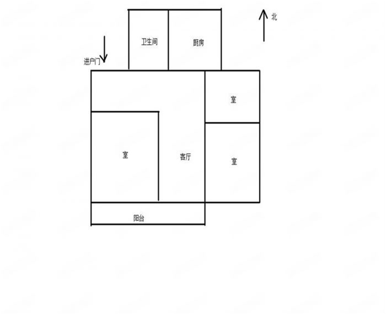 世纪园 3室1厅1卫 113m&sup2;