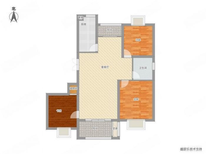尚海湾 3室2厅2卫 146.6m&sup2;