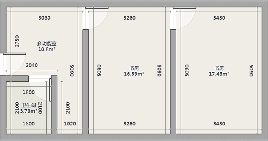 汇金国际 1室1厅1卫 71m&sup2;