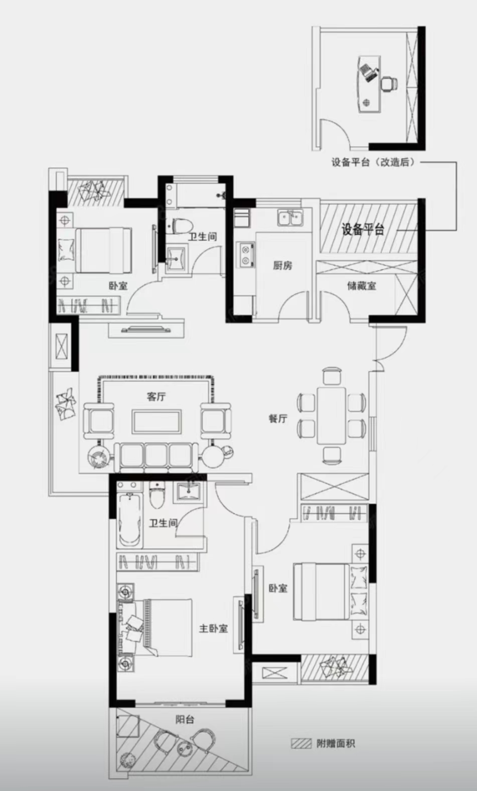 南山国际社区 3室0厅0卫 133.00m&sup2;