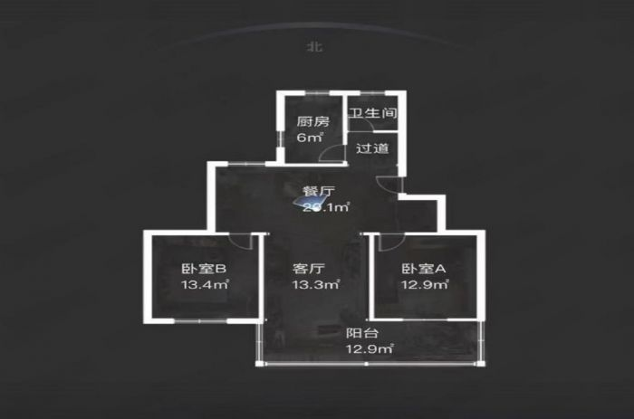 外滩小区 3室1厅1卫 101m&sup2;