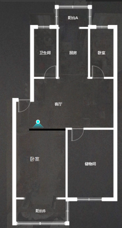 世纪新城 2室1厅1卫 95.00m&sup2;