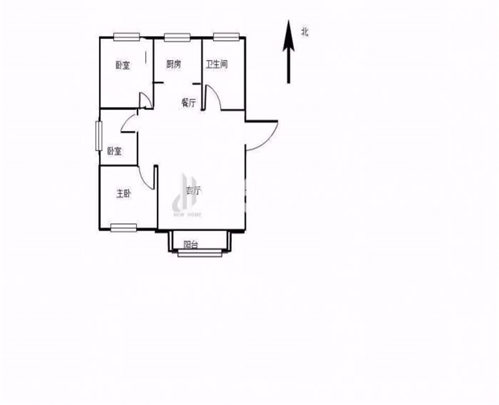 民生滨江丽景花园 3室1厅1卫 113.00m&sup2;