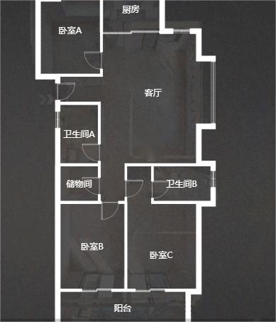 绿城&middot;诚园 3室2厅2卫 118m&sup2;