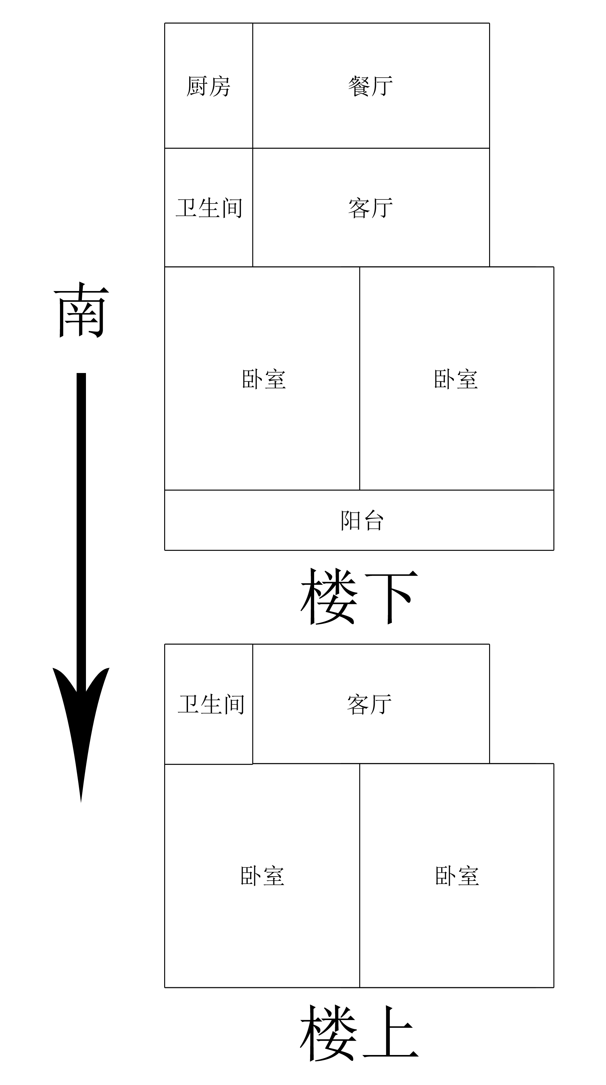 金鑫苑 3室2厅1卫 95m&sup2;