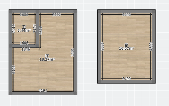 天空之城 1室0厅1卫 52.00m&sup2;