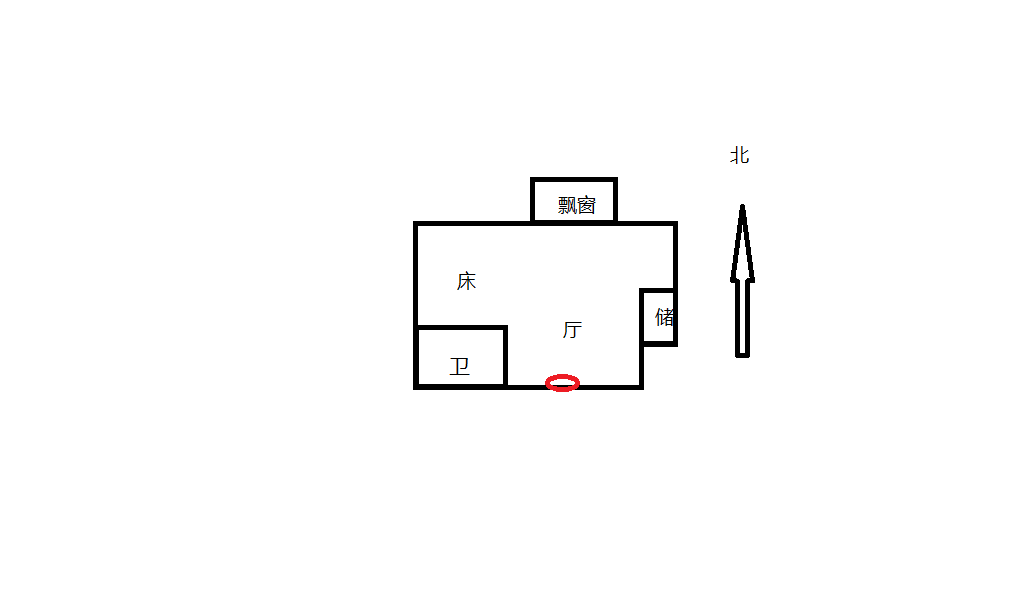 五洲国际广场 1室1厅1卫 60m&sup2;