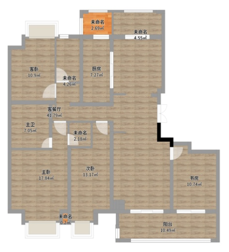 绿城&middot;诚园 4室2厅2卫 160m&sup2;