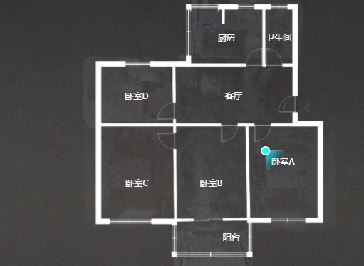 新桃园 3室1厅1卫 102.66m&sup2;