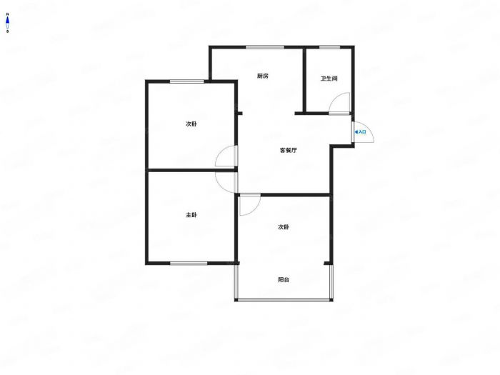 德民花苑东区 3室2厅1卫 104m&sup2;