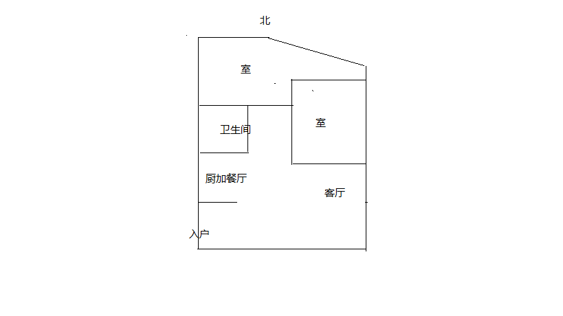 北翼玖玖广场 2室2厅1卫 112.6m&sup2;