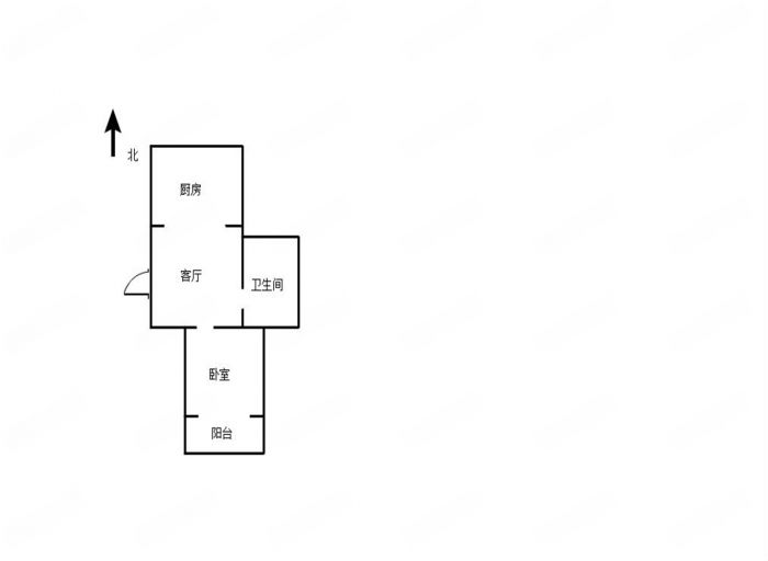 城南新村(崇川区) 1室1厅1卫 46m&sup2;