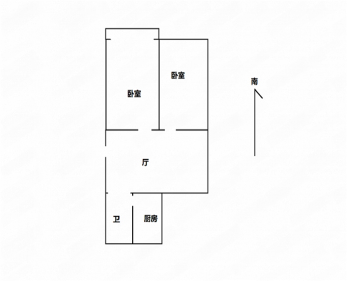 文峰新村 2室1厅1卫 60m&sup2;