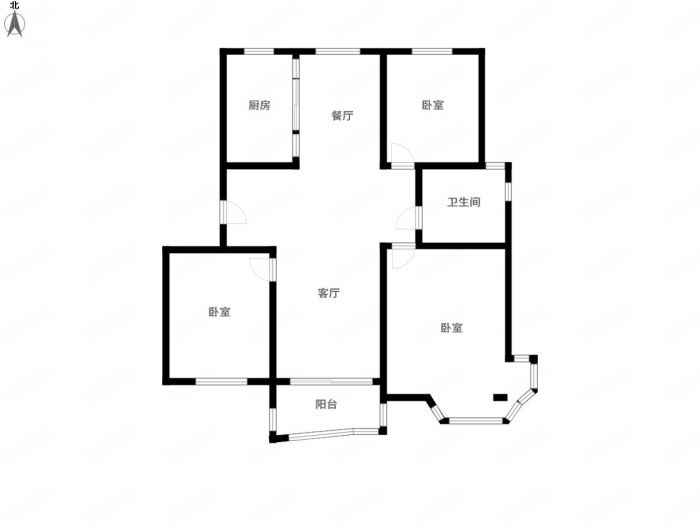 友谊家园 3室2厅1卫 147m&sup2;