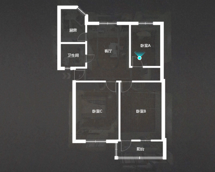 起凤园 3室1厅1卫 79m&sup2;