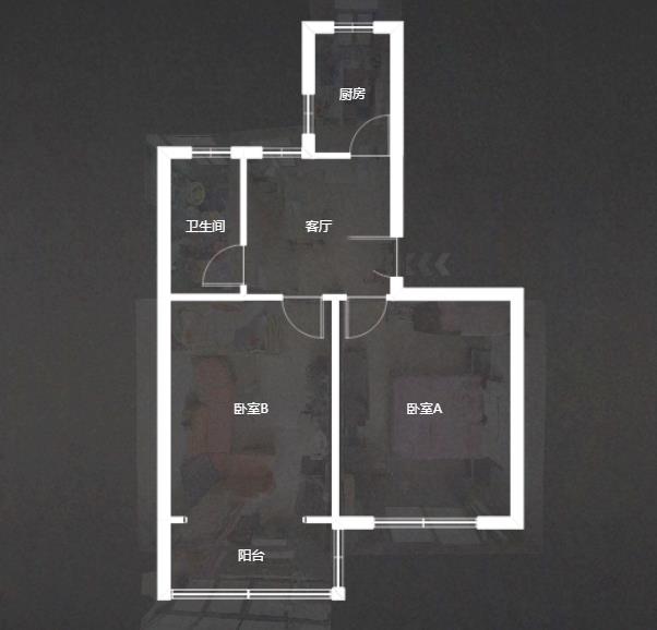 城港新村 2室1厅1卫 60m&sup2;