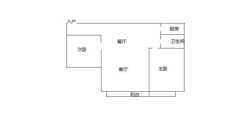 皇家花园北区 2室2厅1卫 83m&sup2;