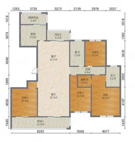 中港城世家 1室0厅0卫 189.00m&sup2;